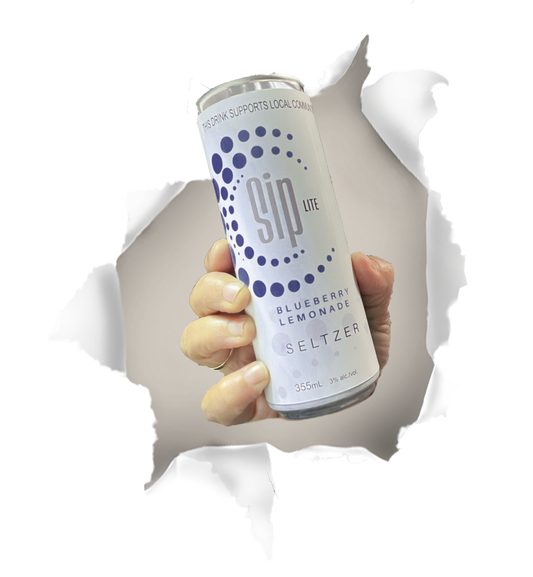 Siplite Blueberry Lemonade Seltzer